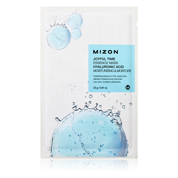 Mizon Joyful Time Essence Mask Hyaluronic Acid — тканинна маска з гіалуроновою кислотою, 23 г